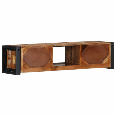 TV-kaappi 100x30x25 cm Kierrätetty massiivipuu