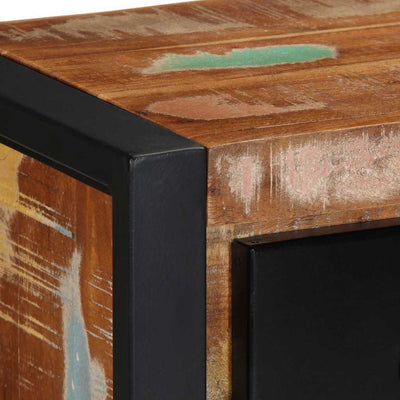 TV-kaappi 100x30x25 cm Kierrätetty massiivipuu