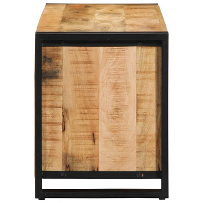 Kenkäpenkki Ruskea 100 x 40 x 50 cm Täysi Mangopuu