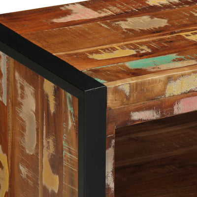 Kenkäpenkki Monivärinen 100 x 40 x 50 cm Kierrätetty Täyspuu