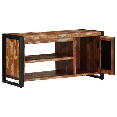 Kenkäpenkki Monivärinen 100 x 40 x 50 cm Kierrätetty Täyspuu