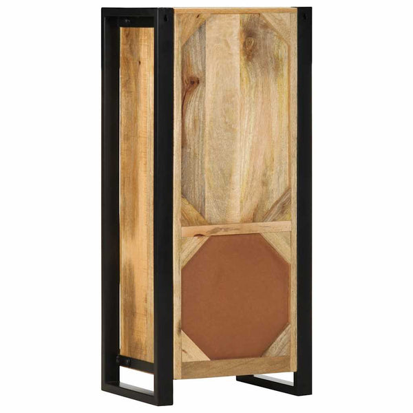 Kylpyhuonekaappi 40x30x90 cm Massiivipuuta Karkea Mango