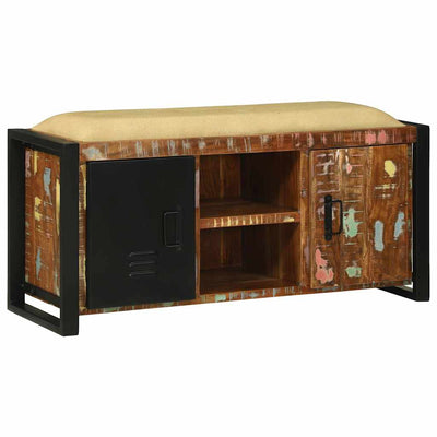 Penkki kaappi Monivärinen 100 x 35 x 50 cm Kierrätetty Täyspuu