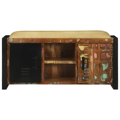 Penkki kaappi Monivärinen 100 x 35 x 50 cm Kierrätetty Täyspuu