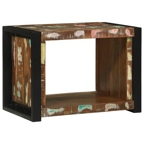 Seinäkuutio Ruskea 55 x 35 x 40 cm Kierrätetty massiivinen puu