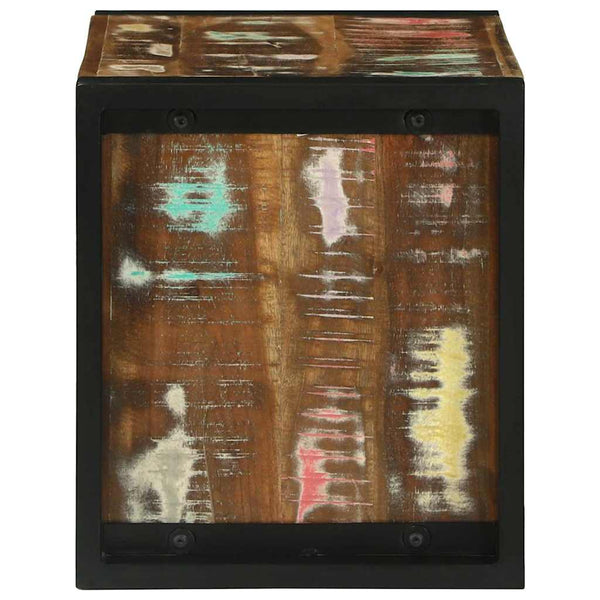 Seinäkuutio Ruskea 55 x 35 x 40 cm Kierrätetty massiivinen puu