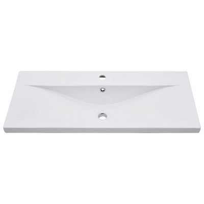 Kylpyhuonekalustesarja Fl (2-osainen, keramiikka ja puu)