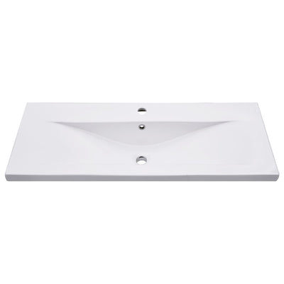 Kylpyhuonekalustesarja Fl (2-osainen, keramiikka ja puu)