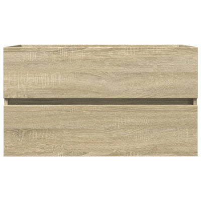 Kylpyhuonekalustesarja Gavin (2-osainen, keramiikka ja puu)