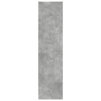 Vaatekaappi betoninharmaa 30x50x200 cm lastulevy