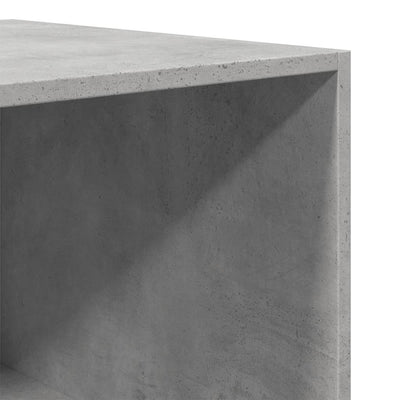 Betoninharmaa vaatekaappi Onal 50x50x200cm (lastulevy)