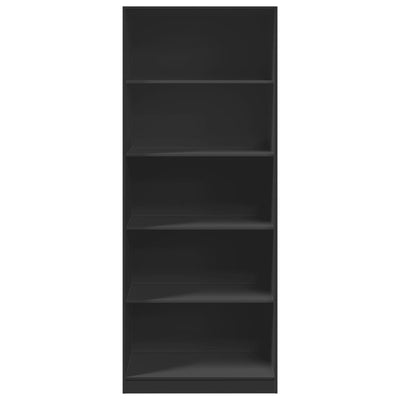 Musta vaatekaappi Onal 80x50x200cm (puinen)