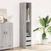 Harmaa vaatekaappi Onal 30x50x200cm (puinen)