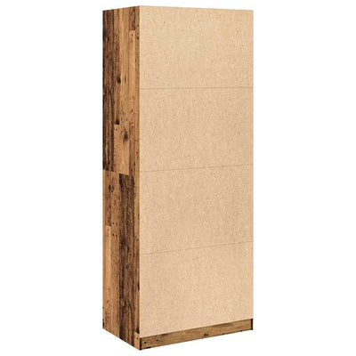 Vanha puu vaatekaappi Onal 80x50x200cm (puinen)