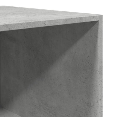 Vaatekaappi betoninharmaa 80x50x200 cm lastulevy