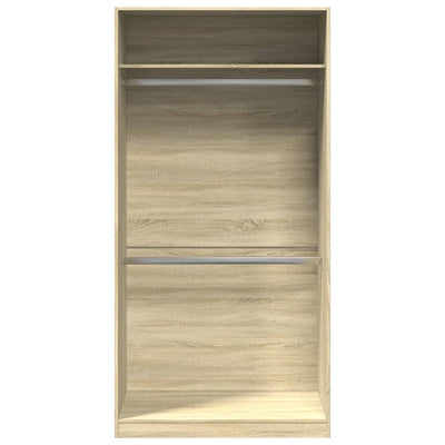 Vaatekaappi Sonoma-tammi 100x50x200 cm lastulevy