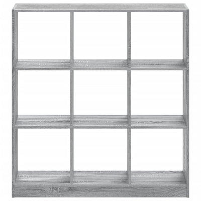 Kirjahylly harmaa Sonoma 102x32x108 cm tekninen puu
