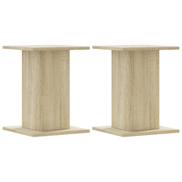 Kasvitelineet 2 kpl Sonoma-tammi 30x30x40 cm tekninen puu