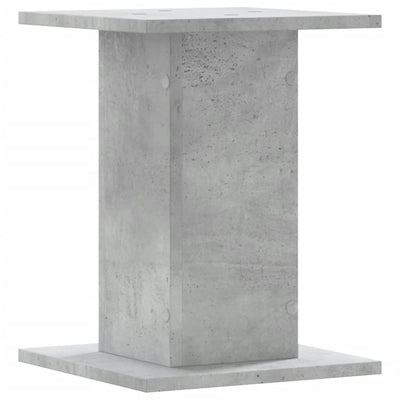 Kasvitelineet 2 kpl betoninharmaa 30x30x40 cm tekninen puu