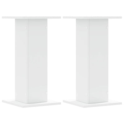 Kasvitelineet 2 kpl valkoinen 30x30x60 cm tekninen puu