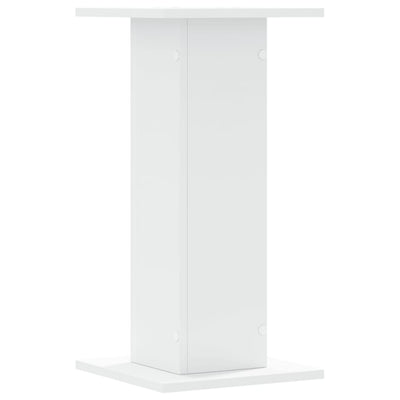 Kasvitelineet 2 kpl valkoinen 30x30x60 cm tekninen puu