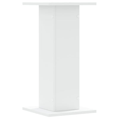 Kasvitelineet 2 kpl valkoinen 30x30x60 cm tekninen puu