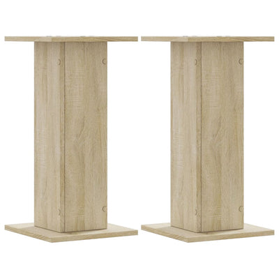 Kasvitelineet 2 kpl Sonoma-tammi 30x30x60 cm tekninen puu