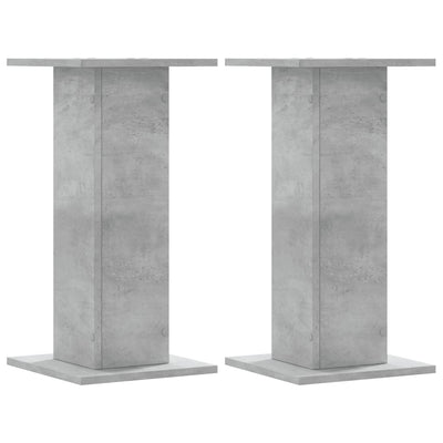 Kasvitelineet 2 kpl betoninharmaa 30x30x60 cm tekninen puu