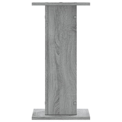 Kasvitelineet 2 kpl harmaa Sonoma 30x30x60 cm tekninen puu