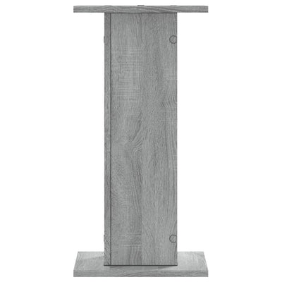Kasvitelineet 2 kpl harmaa Sonoma 30x30x60 cm tekninen puu