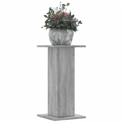 Kasvitelineet 2 kpl harmaa Sonoma 30x30x60 cm tekninen puu