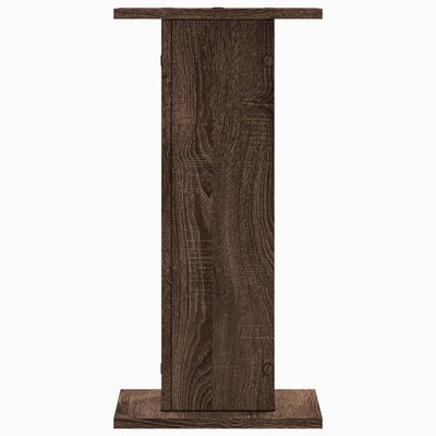 Kasvitelineet 2 kpl ruskea tammi 30x30x60 cm tekninen puu