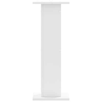 Kasvitelineet 2 kpl valkoinen 30x30x80 cm tekninen puu