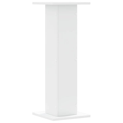 Kasvitelineet 2 kpl valkoinen 30x30x80 cm tekninen puu