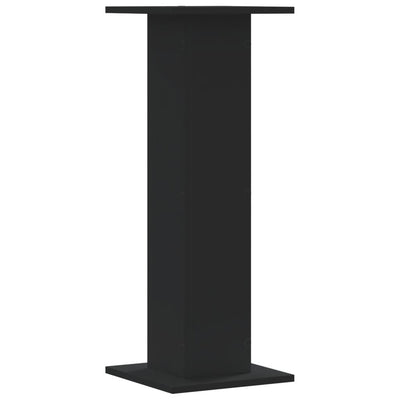 Kasvitelineet 2 kpl musta 30x30x80 cm tekninen puu