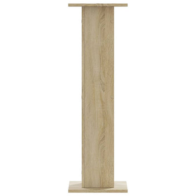 Kasvitelineet 2 kpl Sonoma-tammi 30x30x95 cm tekninen puu