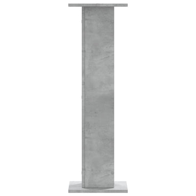Kasvitelineet 2 kpl betoninharmaa 30x30x95 cm tekninen puu