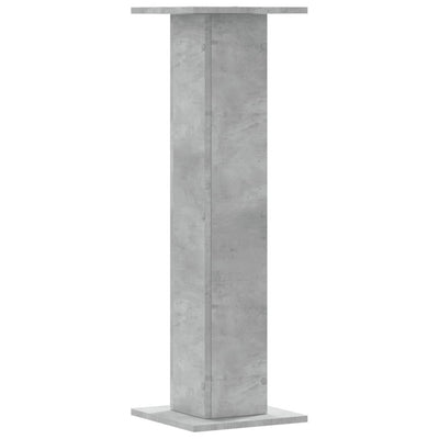 Kasvitelineet 2 kpl betoninharmaa 30x30x95 cm tekninen puu