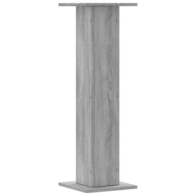 Kasvitelineet 2 kpl harmaa Sonoma 30x30x95 cm tekninen puu