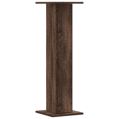 Kasvitelineet 2 kpl ruskea tammi 30x30x95 cm tekninen puu