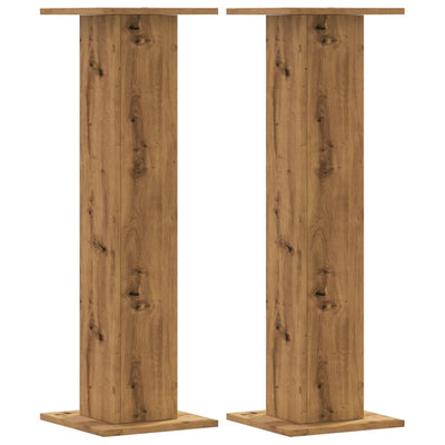 Kasvitelineet 2 kpl artesaanitammi 30x30x95 cm tekninen puu