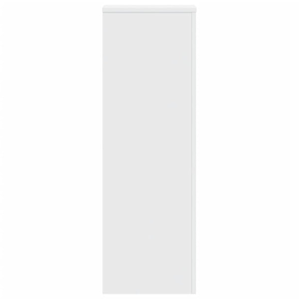Kasvitelineet 2 kpl valkoinen 33x33x100 cm tekninen puu