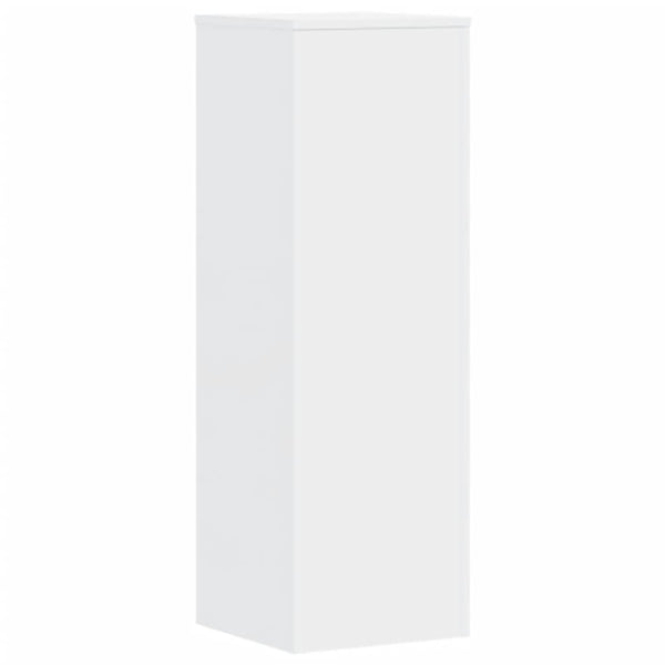 Kasvitelineet 2 kpl valkoinen 33x33x100 cm tekninen puu