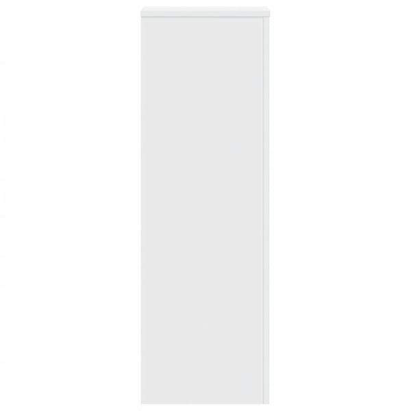 Kasvitelineet 2 kpl valkoinen 33x33x100 cm tekninen puu