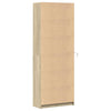 Kaappi LED-valoilla Sonoma-tammi 74x32,5x200 cm tekninen puu
