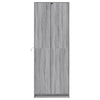 Kaappi LED-valoilla harmaa Sonoma 74x32,5x200 cm tekninen puu