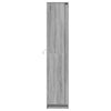 Kaappi LED-valoilla harmaa Sonoma 41,5x32,5x200 cm tekninen puu