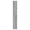 Kaappi LED-valoilla harmaa Sonoma 41,5x32,5x200 cm tekninen puu