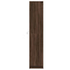 Kaappi LED-valoilla ruskea tammi 41,5x32,5x200 cm tekninen puu