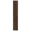 Kaappi LED-valoilla ruskea tammi 41,5x32,5x200 cm tekninen puu